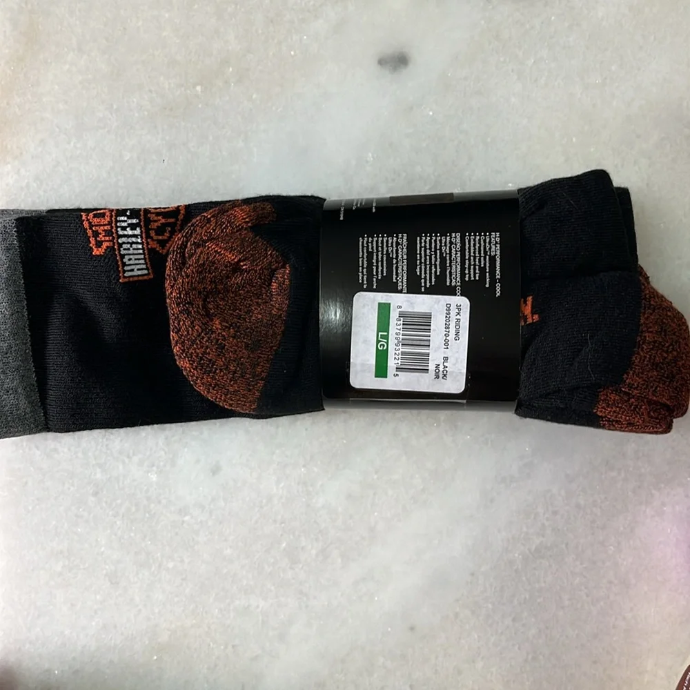 Harley Davison riding socks, Large - Picture 3 of 4